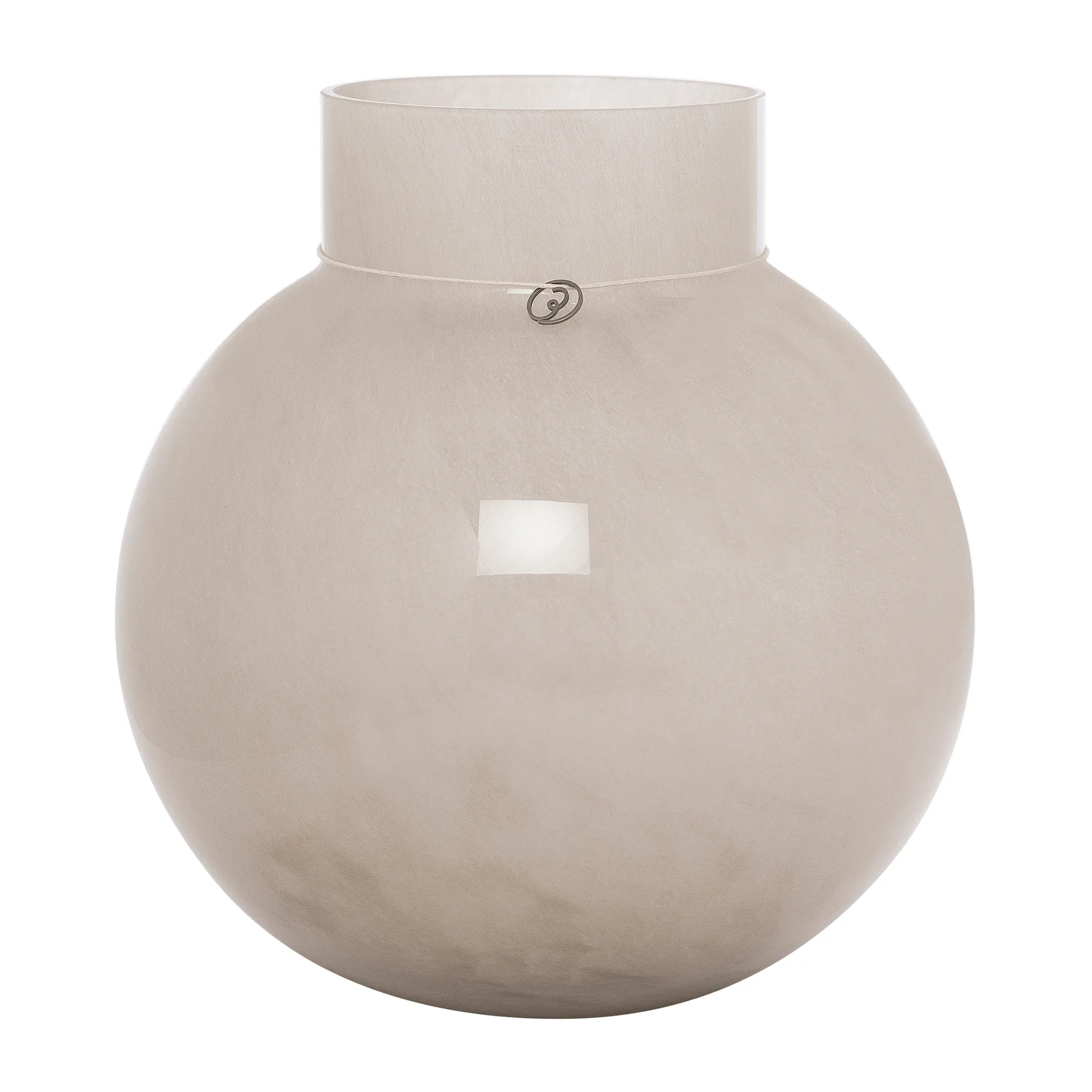 Ernst lasimaljakko pyöreä beige, K 25 cm Ø 24 cm ERNST