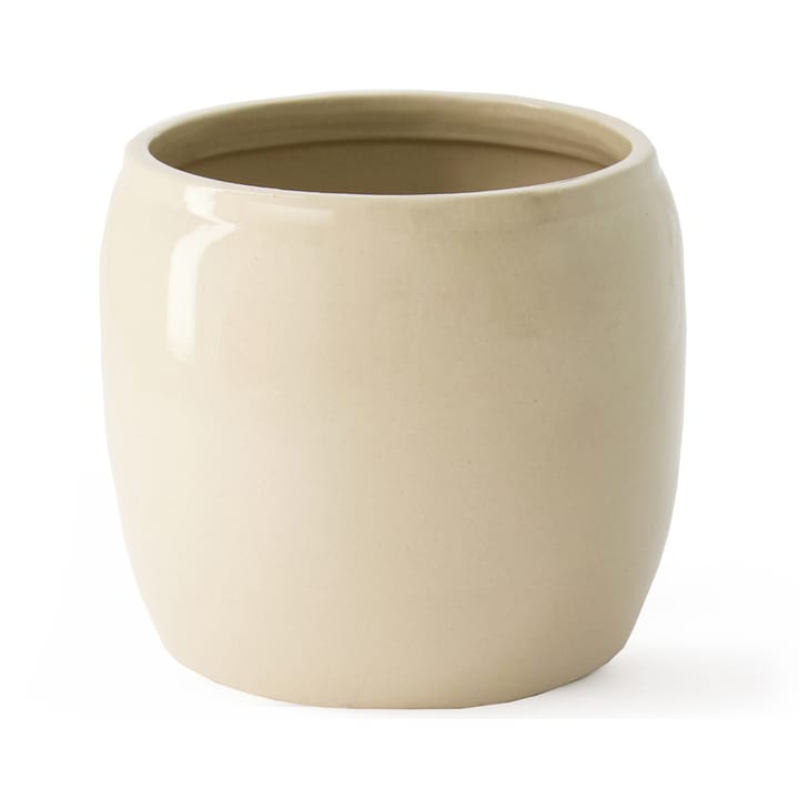 Ernst lasitettu ruukku Ø 19,5 cm - Beige - ERNST