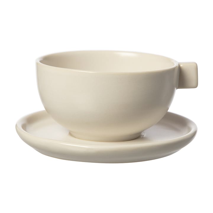 Ernst lautasellinen teekuppi 7,5 cm, Valkoinen hiekka ERNST