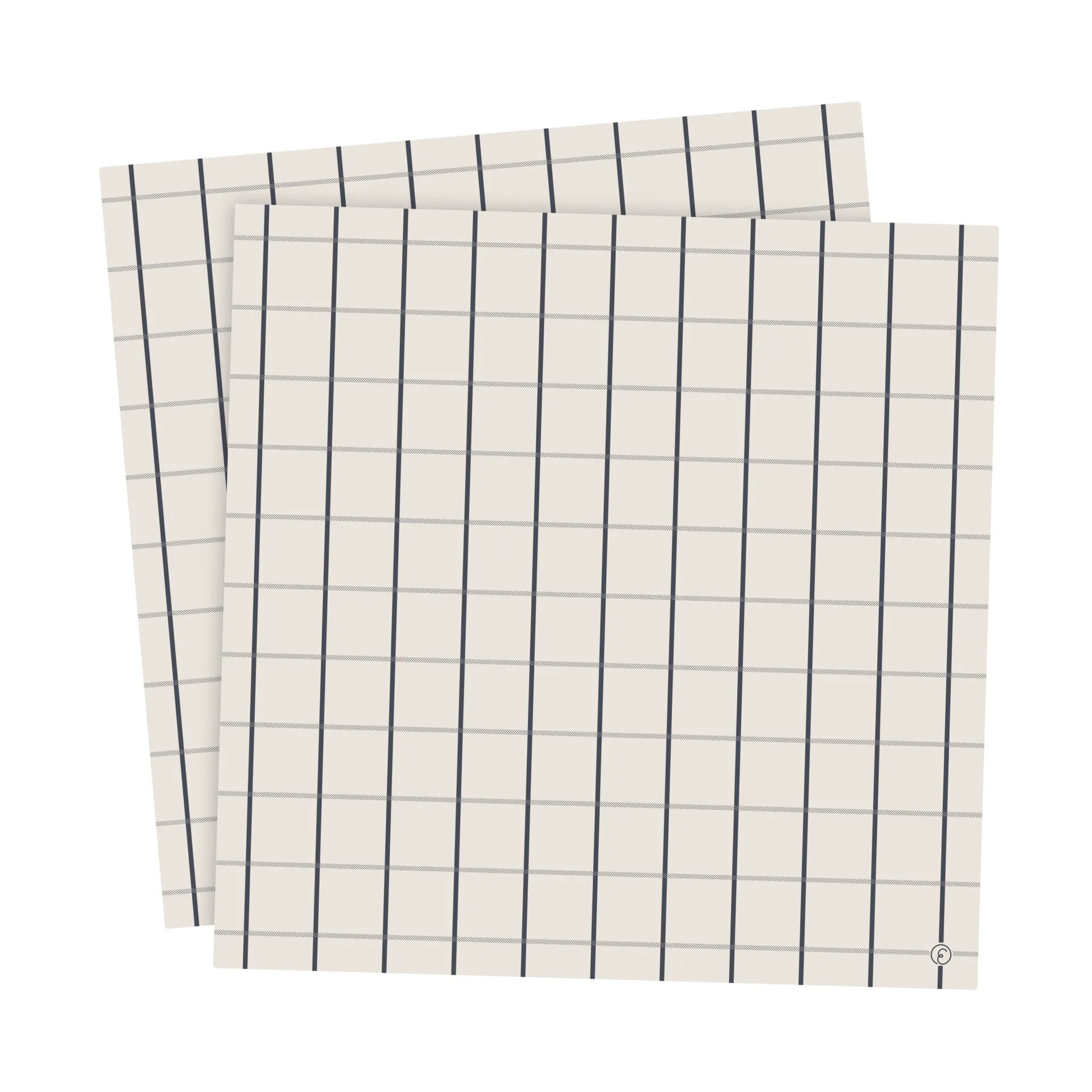 Ernst lautasliina suuriruudullinen 33x33 cm 20 kpl, Beige-sininen ERNST