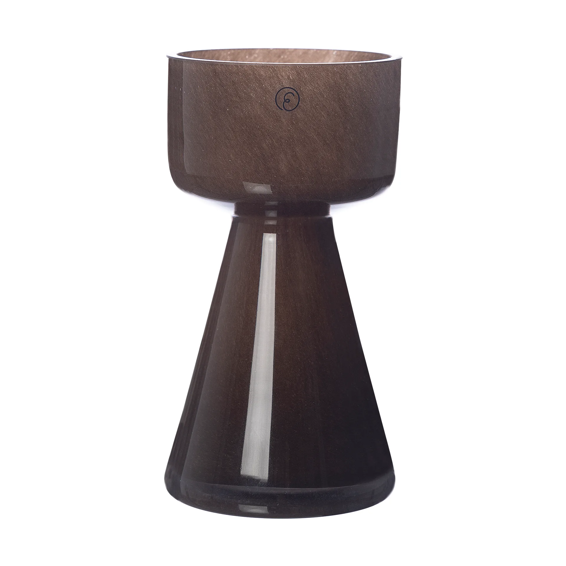 Ernst maljakko sipulikasveille lasia 15 cm, Ruskea ERNST