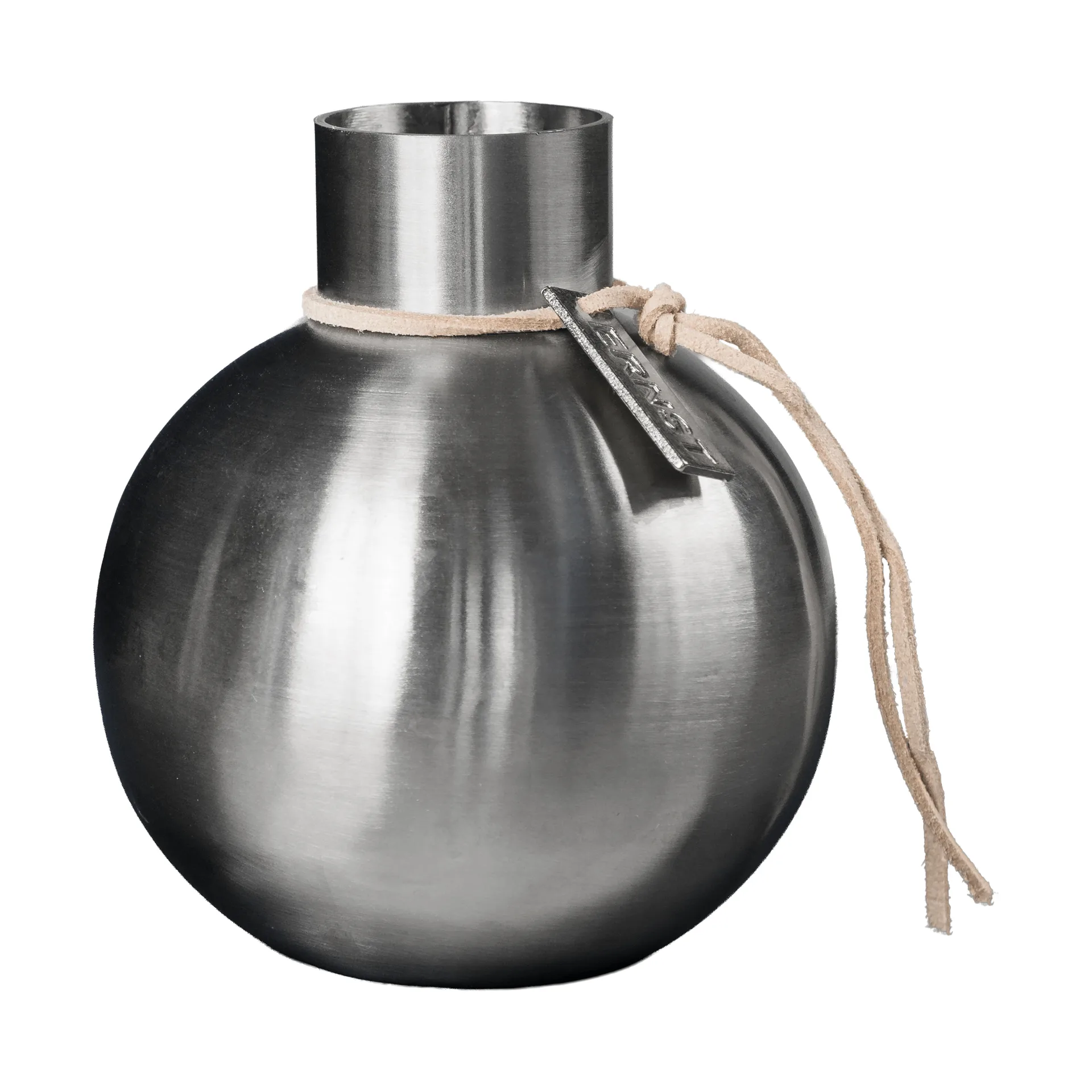 Ernst maljakkoharjatusta teräksestä, Ø7,5x9,5 cm ERNST