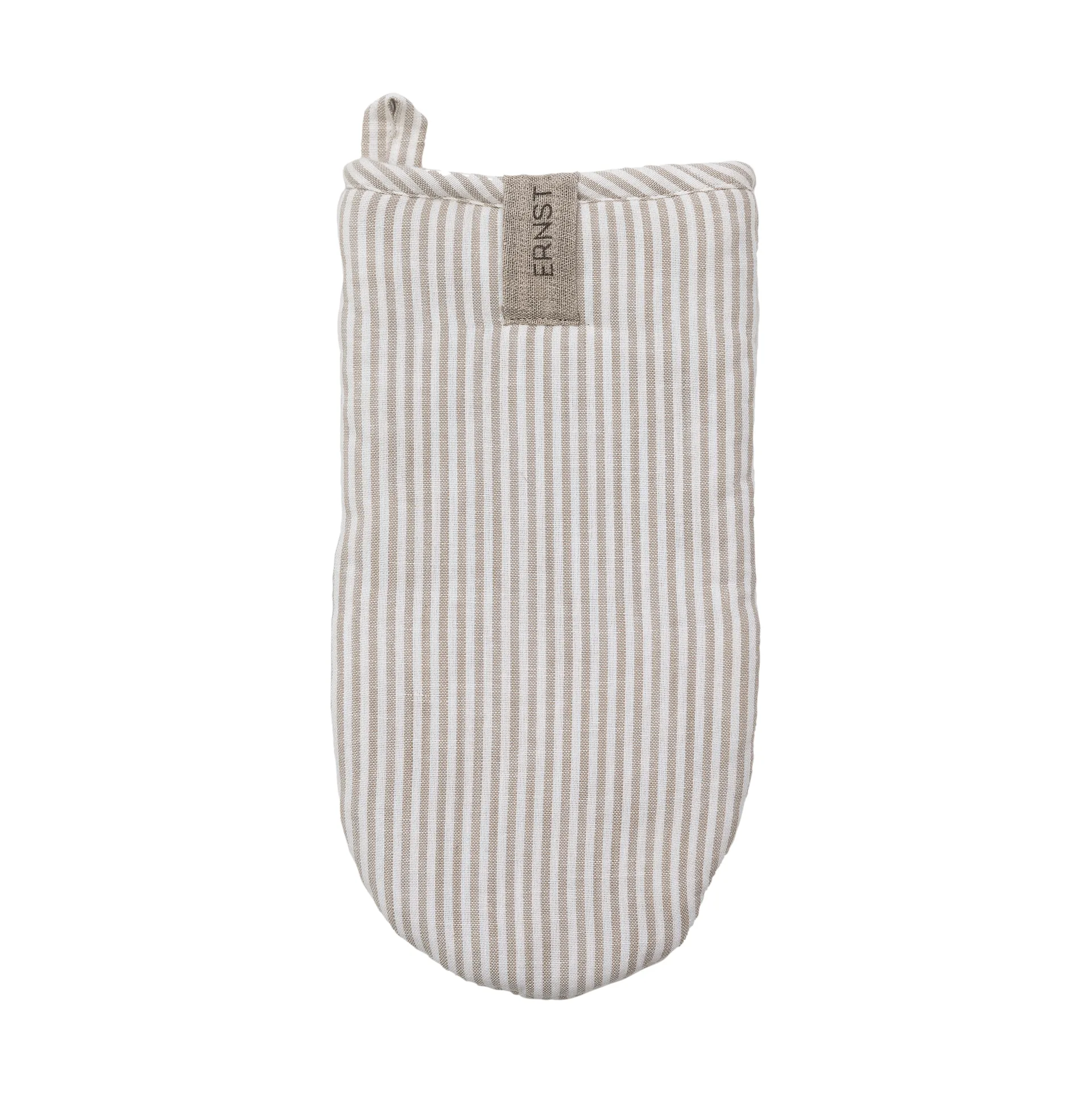 Ernst patakinnas raidallinen, Beige-valkoinen raita ERNST