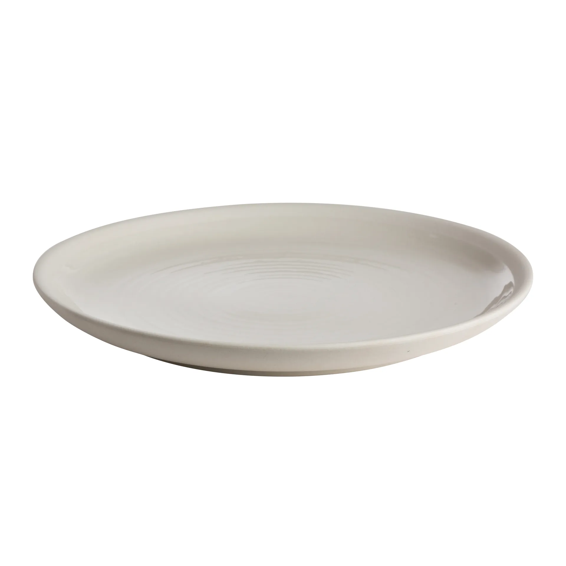 Ernst ruokalautanen, kivitavaraa 26 cm, valkoinen ERNST