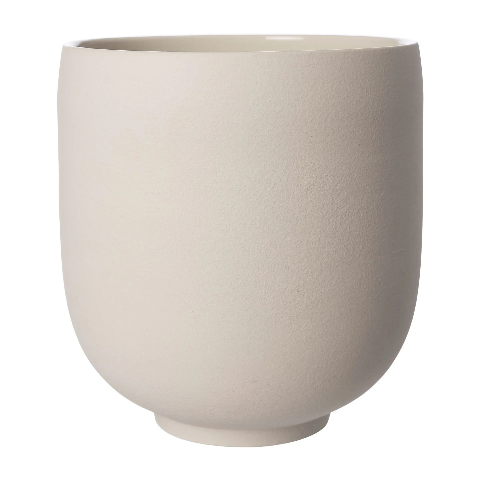 Ernst ruukku jalallinen luonnonvalkoinen, K 28 cm Ø 26 cm ERNST