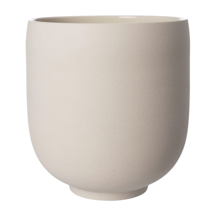 Ernst ruukku jalallinen luonnonvalkoinen - K 28 cm Ø 26 cm - ERNST