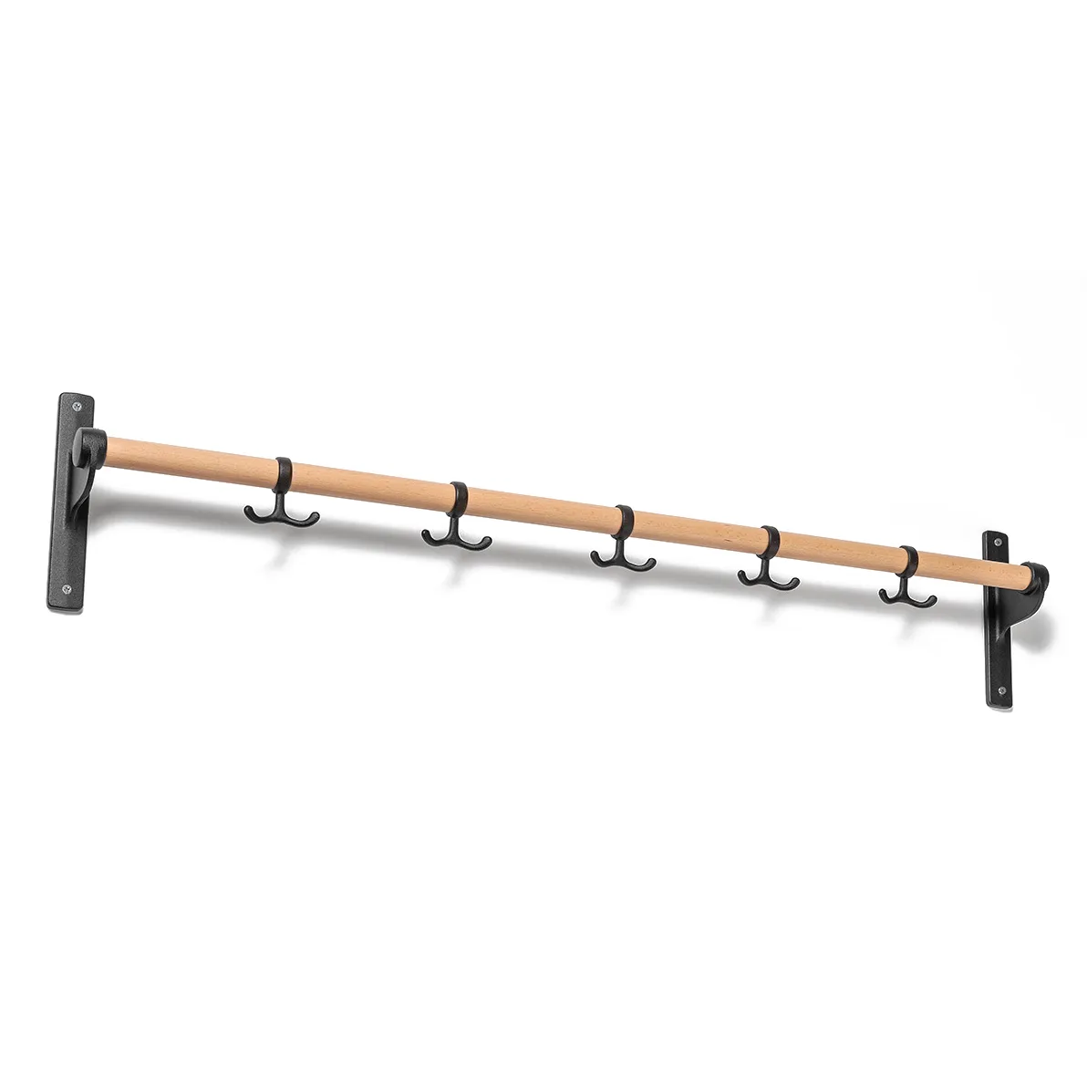 Nostalgi koukkutanko 100 cm, tammi, musta Essem Design