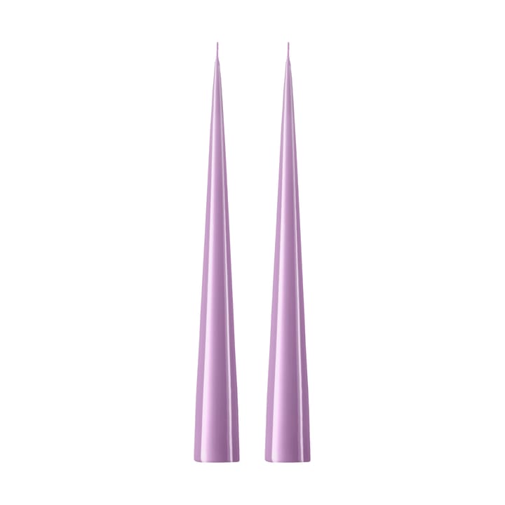 ester & erik -kartiokynttilä 37 cm, 2-pakkaus lakattu - Crocus delight 07 - Ester & erik