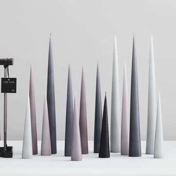 ester & erik -kartiokynttilä 37 cm, 2-pakkaus matta - Dark slate 74 - ester & erik