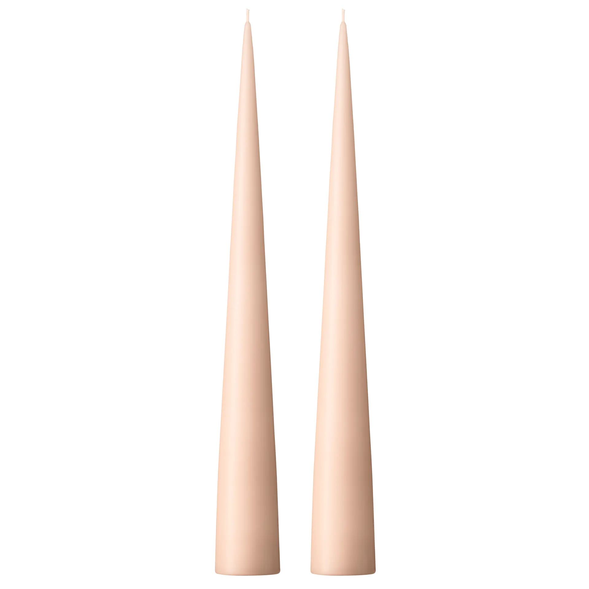 ester & erik -kartiokynttilä 37 cm, 2-pakkaus matta, Ice latte 11 ester & erik