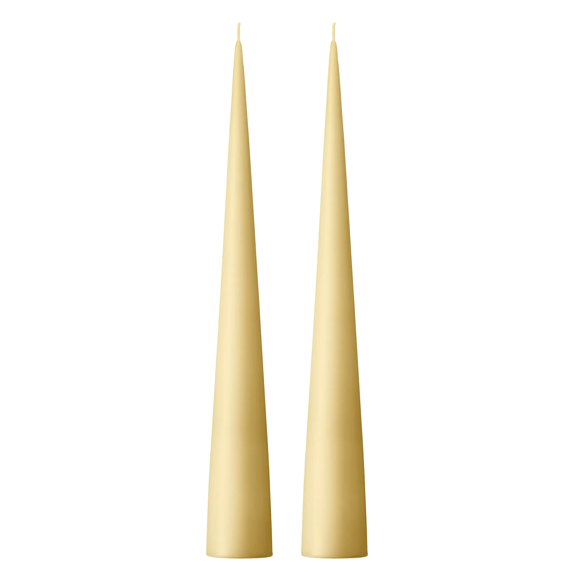 ester & erik -kartiokynttilä 37 cm, 2-pakkaus matta, Pale ginger 14 ester & erik