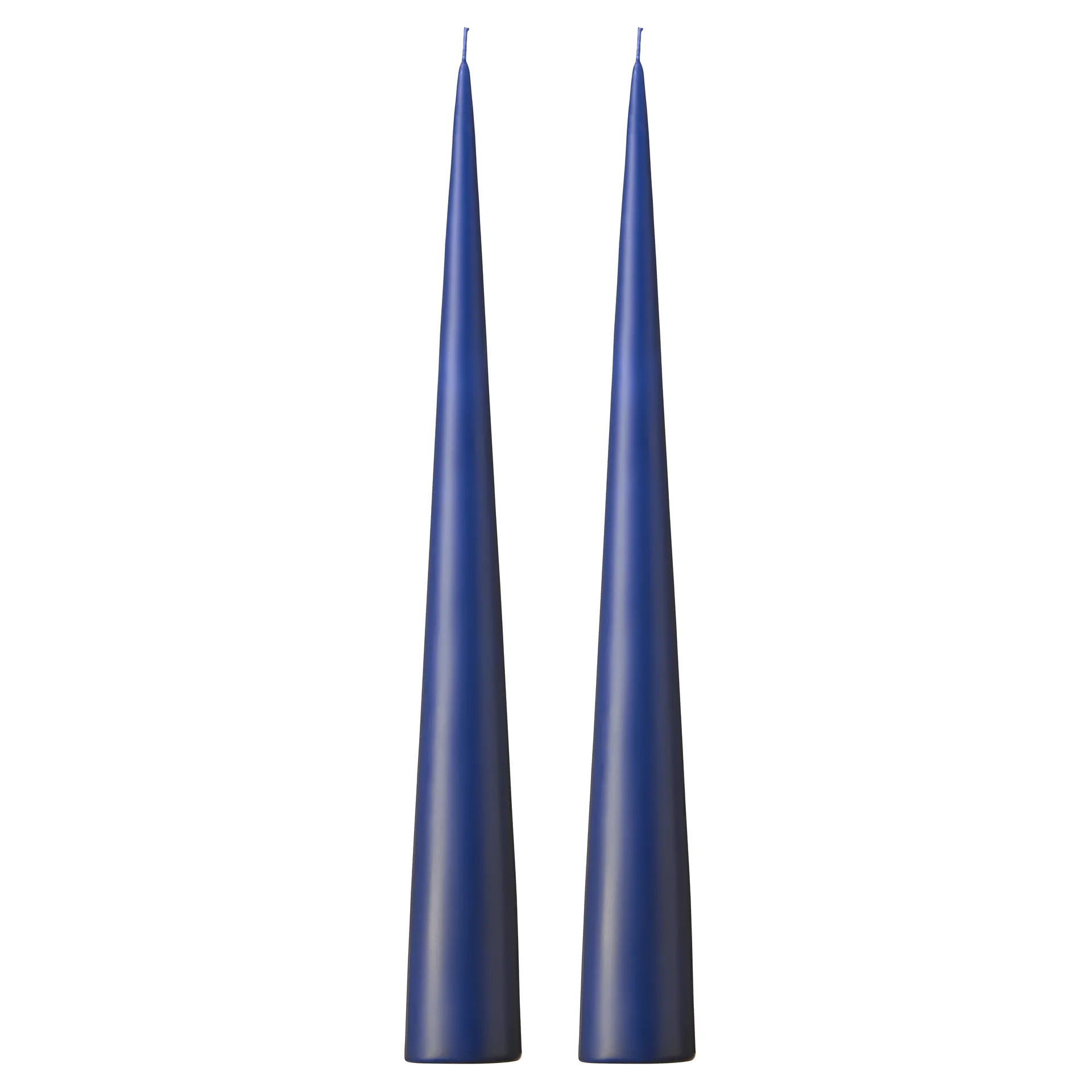 ester & erik -kartiokynttilä 37 cm, 2-pakkaus matta, Royal navy 28 ester & erik