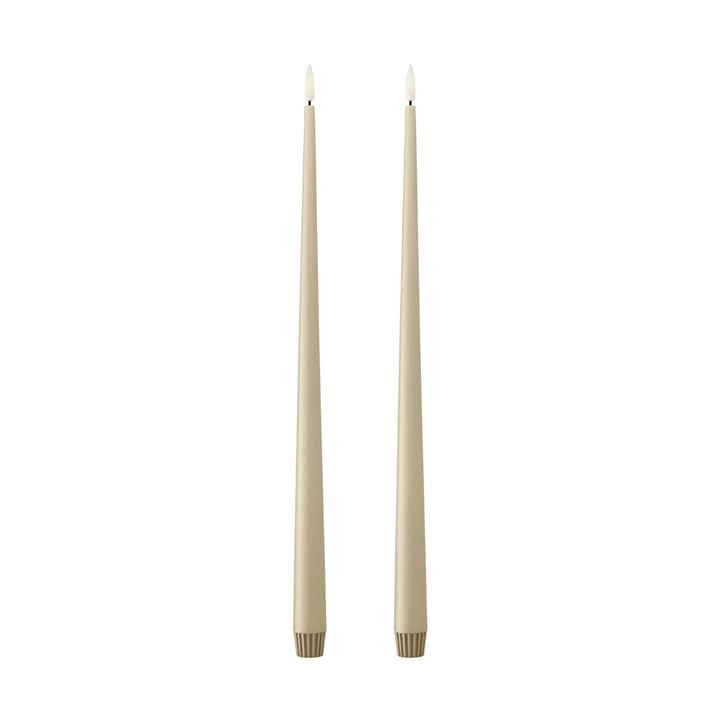 ester & erik kruunukynttilä LED 2 kpl - 14 Pale ginger, 40 cm - Ester & erik