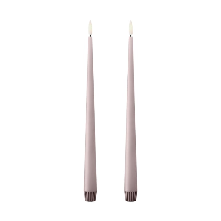 ester & erik kruunukynttilä LED 2 kpl - 52 Soft Rose , 30 cm - Ester & erik