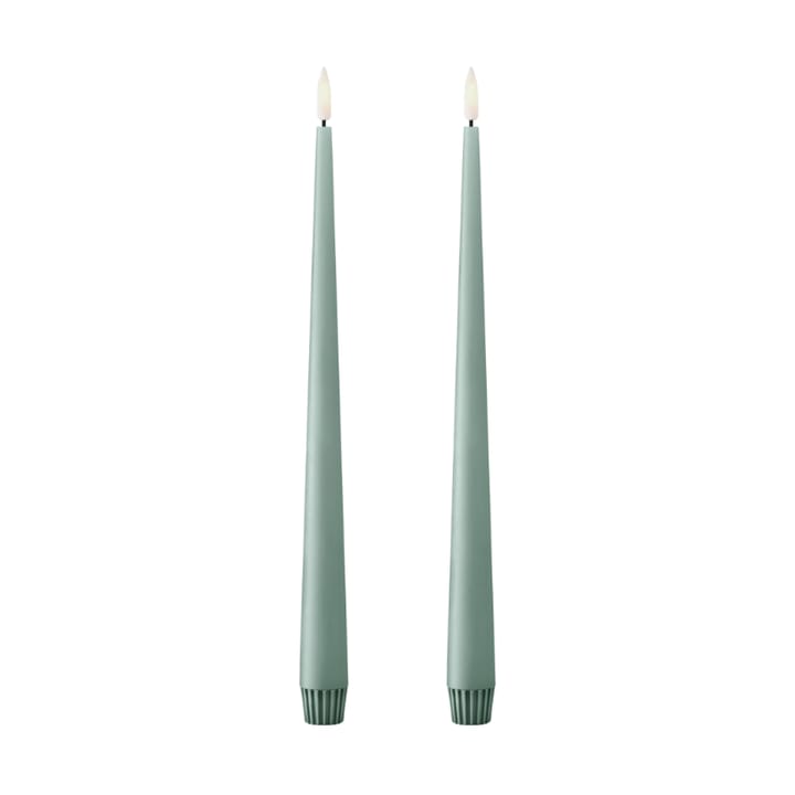 ester & erik kruunukynttilä LED 2 kpl - 67 Jade stone , 30 cm - Ester & erik