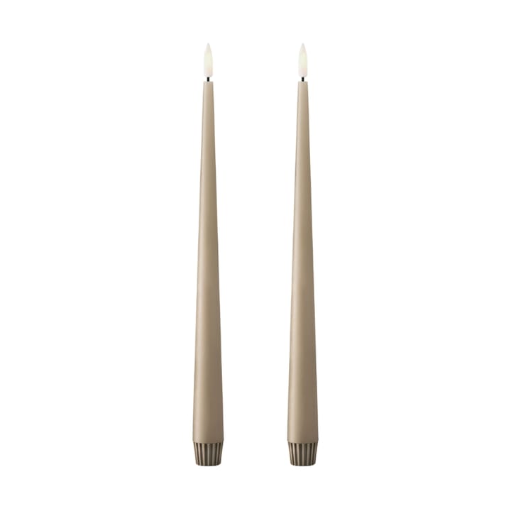 ester & erik kruunukynttilä LED 30 cm 2 kpl - 18 Nougat note - Ester & erik
