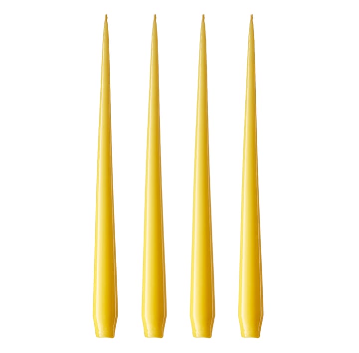 ester & erik -kynttilä 32 cm, 4-pakkaus lakattu - Lemon drop 15-0 - Ester & erik