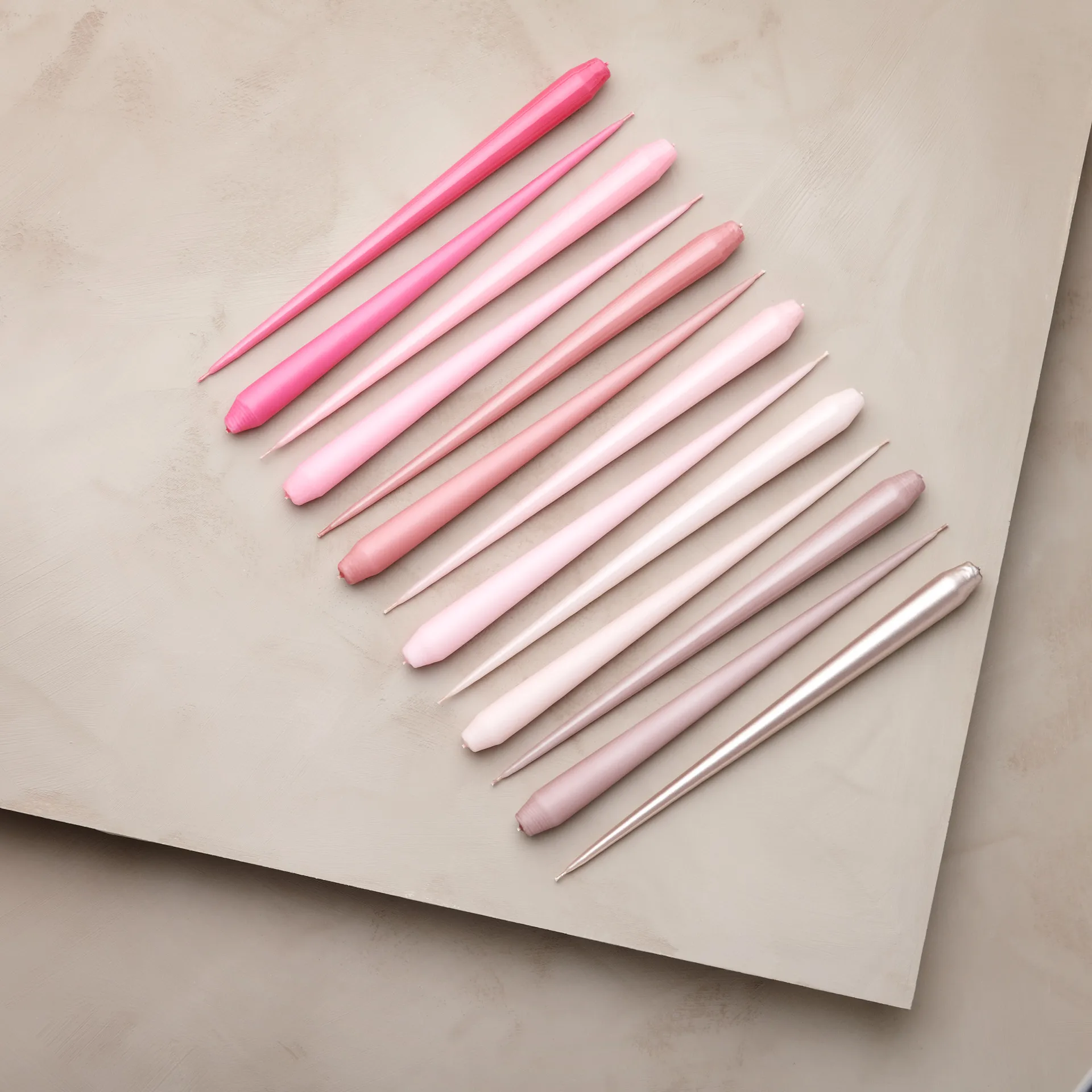 ester & erik -kynttilä, 4-pakkaus lakattu, Cherry bloom 40-0, 32 cm ester & erik