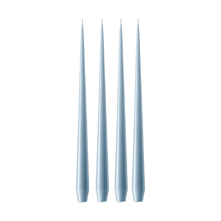 ester & erik -kynttilä, 4-pakkaus lakattu - Dusty blue 83, 32 cm - Ester & erik