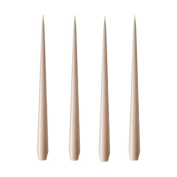 ester & erik -kynttilä, 4-pakkaus lakattu - ice latte, 32 cm - ester & erik