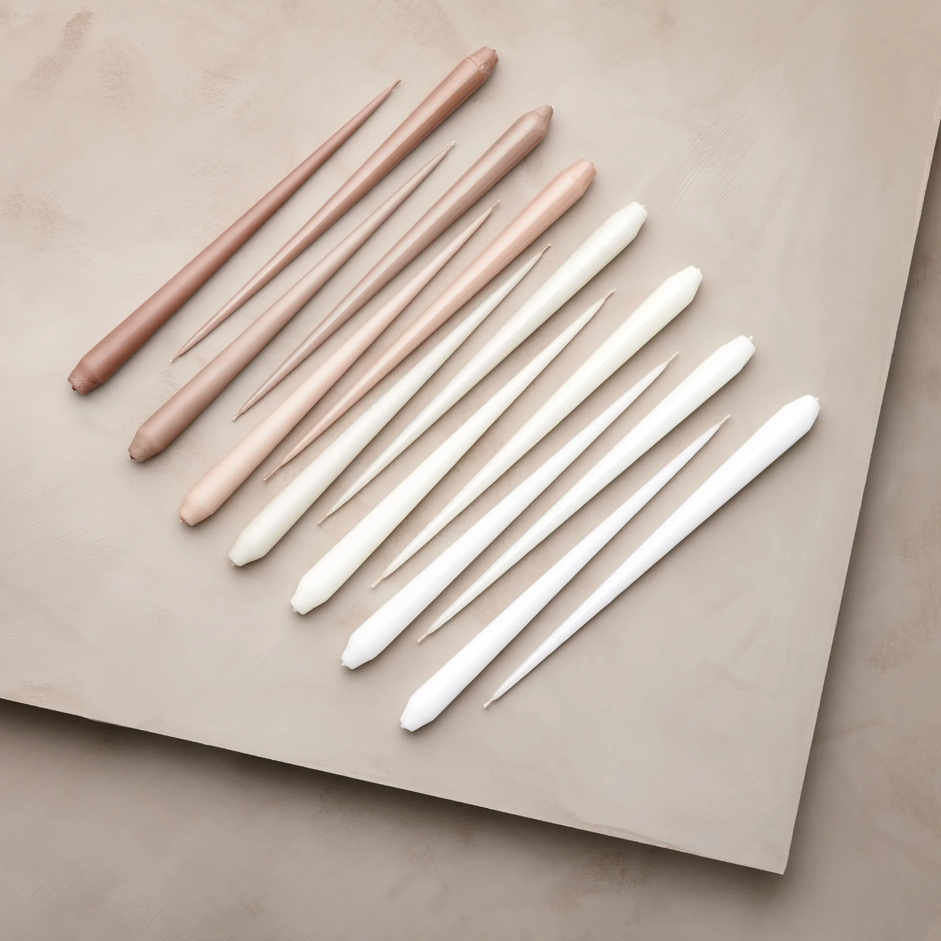 ester & erik -kynttilä, 4-pakkaus lakattu, ivory, 32 cm ester & erik