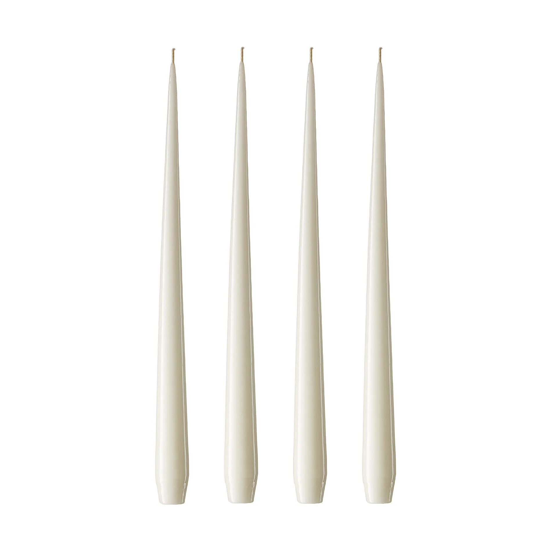 ester & erik -kynttilä, 4-pakkaus lakattu, ivory, 42 cm ester & erik