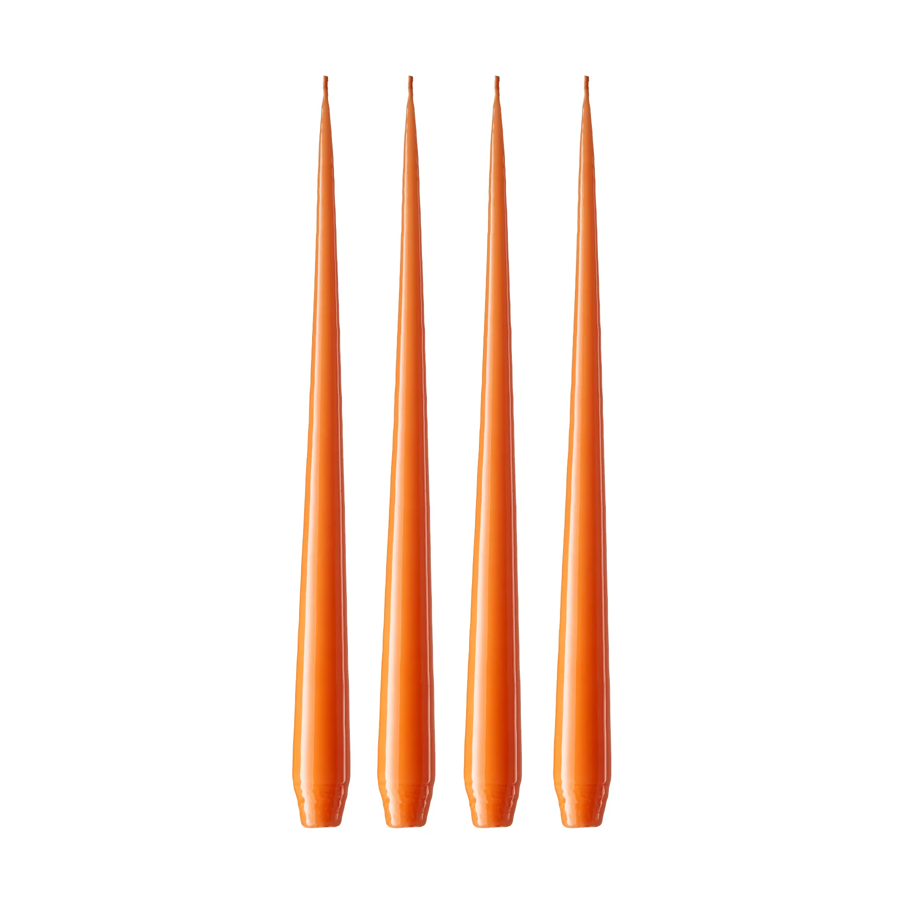 ester & erik -kynttilä, 4-pakkaus lakattu, Mild orange 16, 32 cm ester & erik