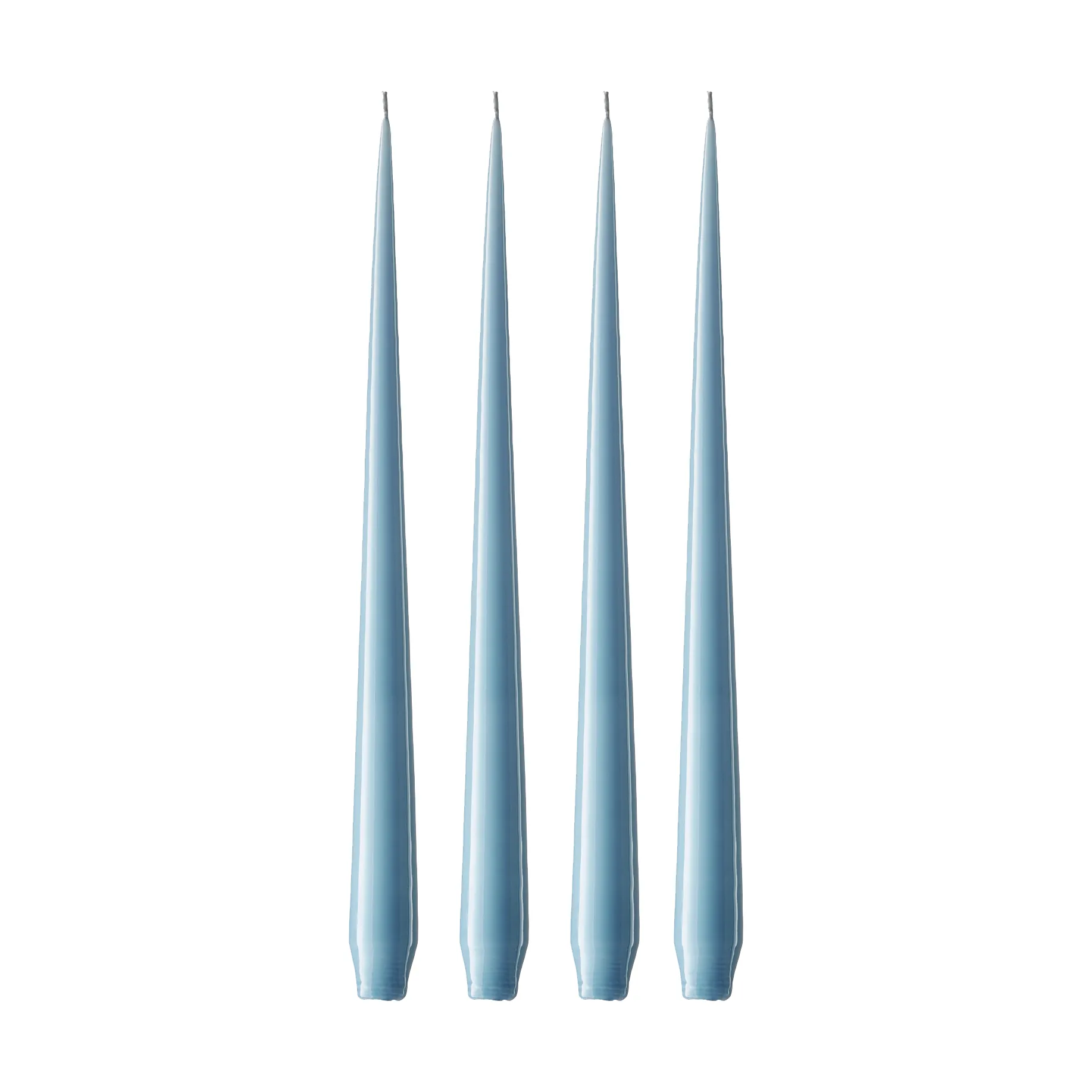 ester & erik -kynttilä, 4-pakkaus lakattu, Moon blue 37, 42 cm ester & erik