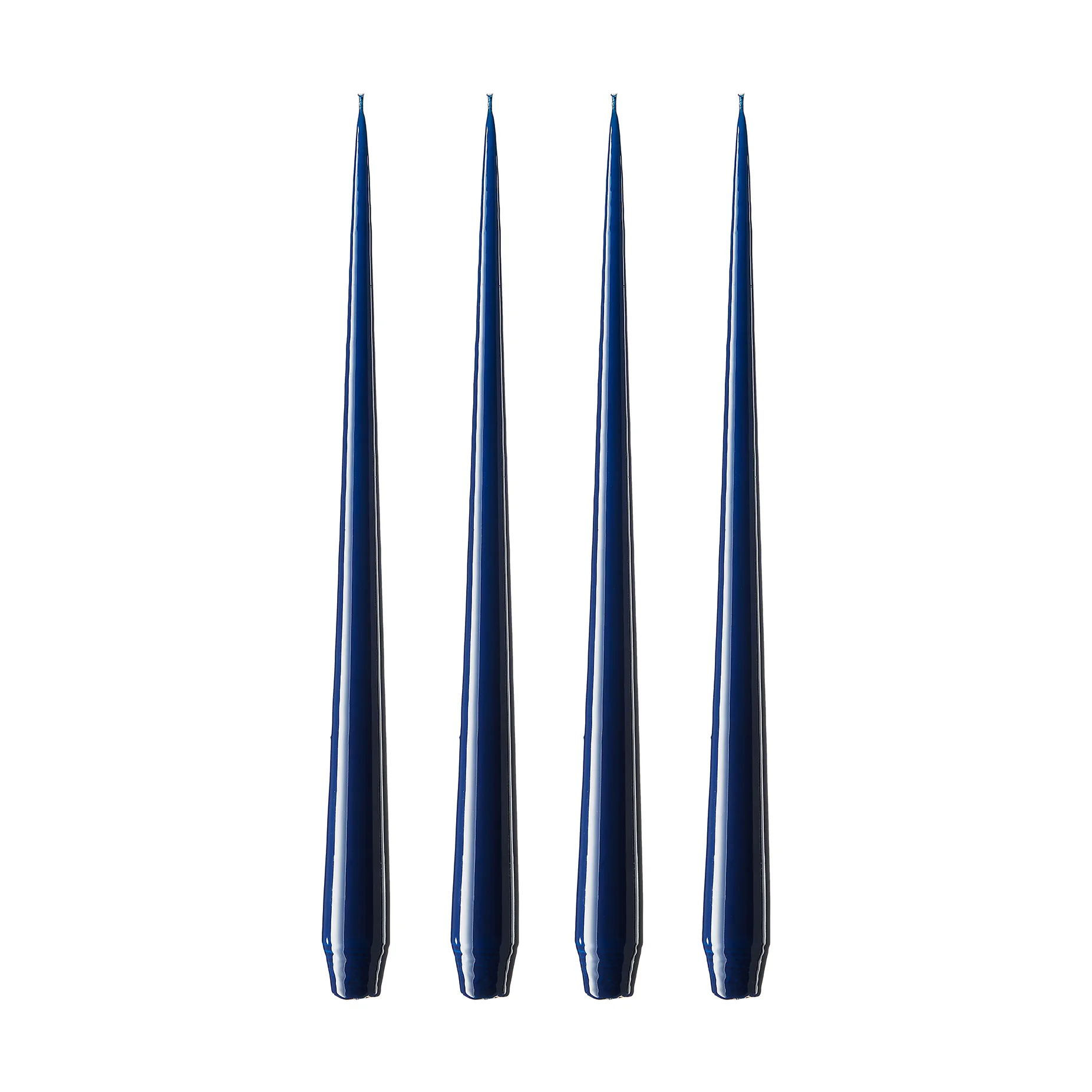 ester & erik -kynttilä, 4-pakkaus lakattu, royal navy, 32 cm ester & erik