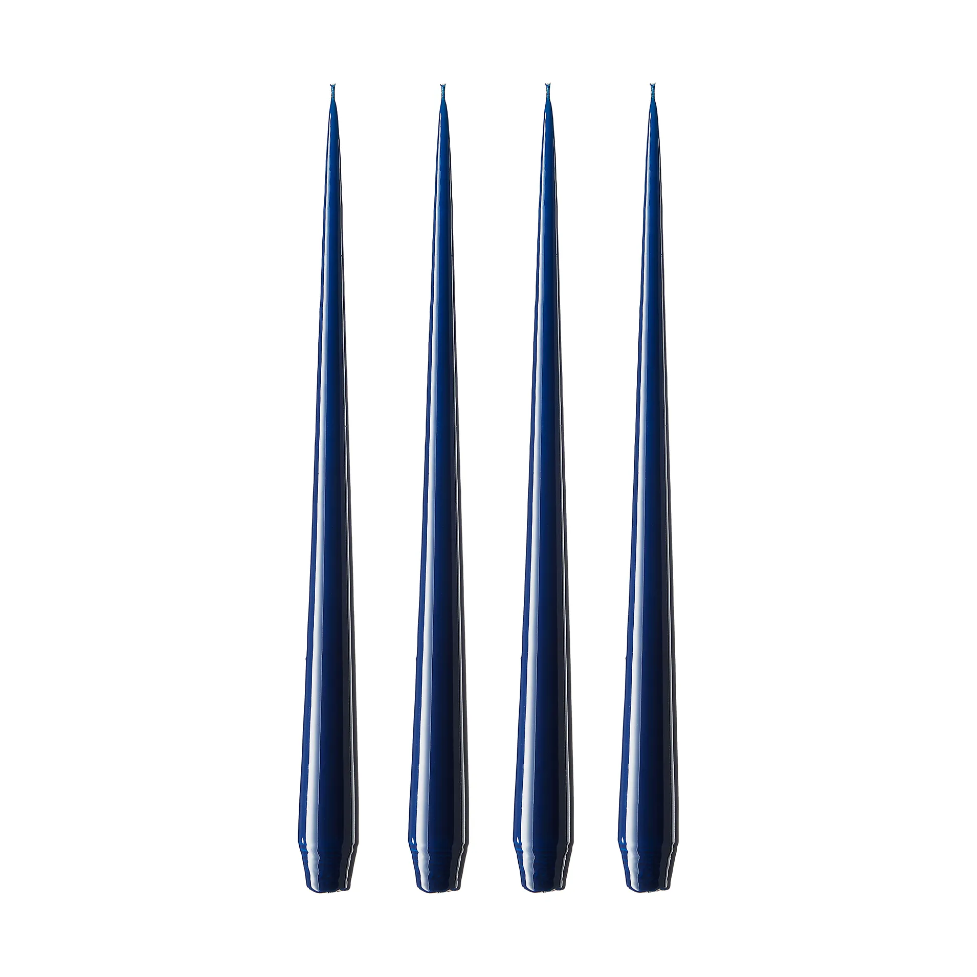 ester & erik -kynttilä, 4-pakkaus lakattu, royal navy, 42 cm ester & erik