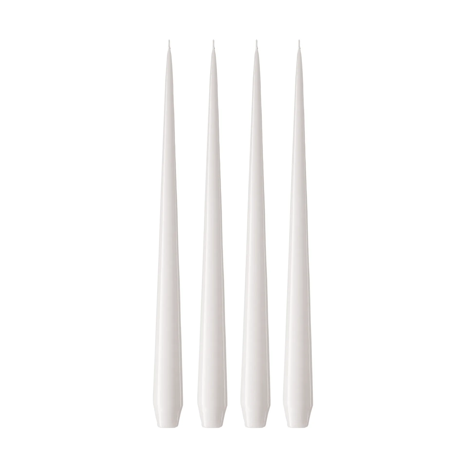 ester & erik -kynttilä, 4-pakkaus lakattu, White ash 21, 32 cm ester & erik