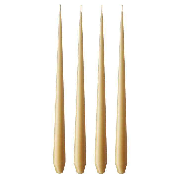 ester & erik -kynttilä, 4-pakkaus matta - beige 14/2, 32 cm - Ester & erik