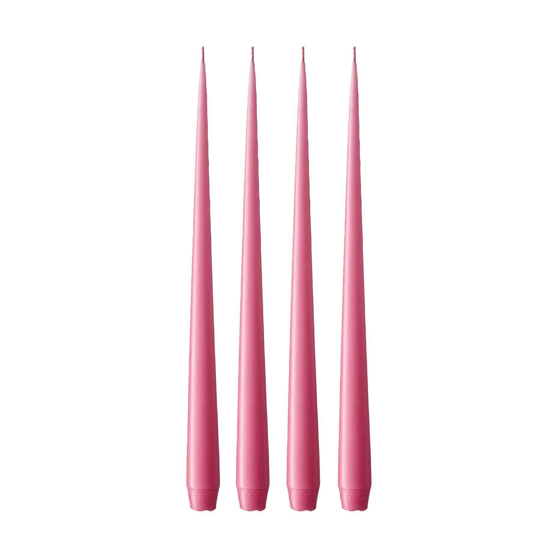 ester & erik -kynttilä, 4-pakkaus matta, Clear pink 41, 42 cm ester & erik