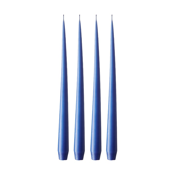 ester & erik -kynttilä, 4-pakkaus matta - Cornflower 48, 42 cm - Ester & erik