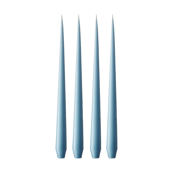 ester & erik -kynttilä, 4-pakkaus matta - Moon blue 37, 32 cm - Ester & erik