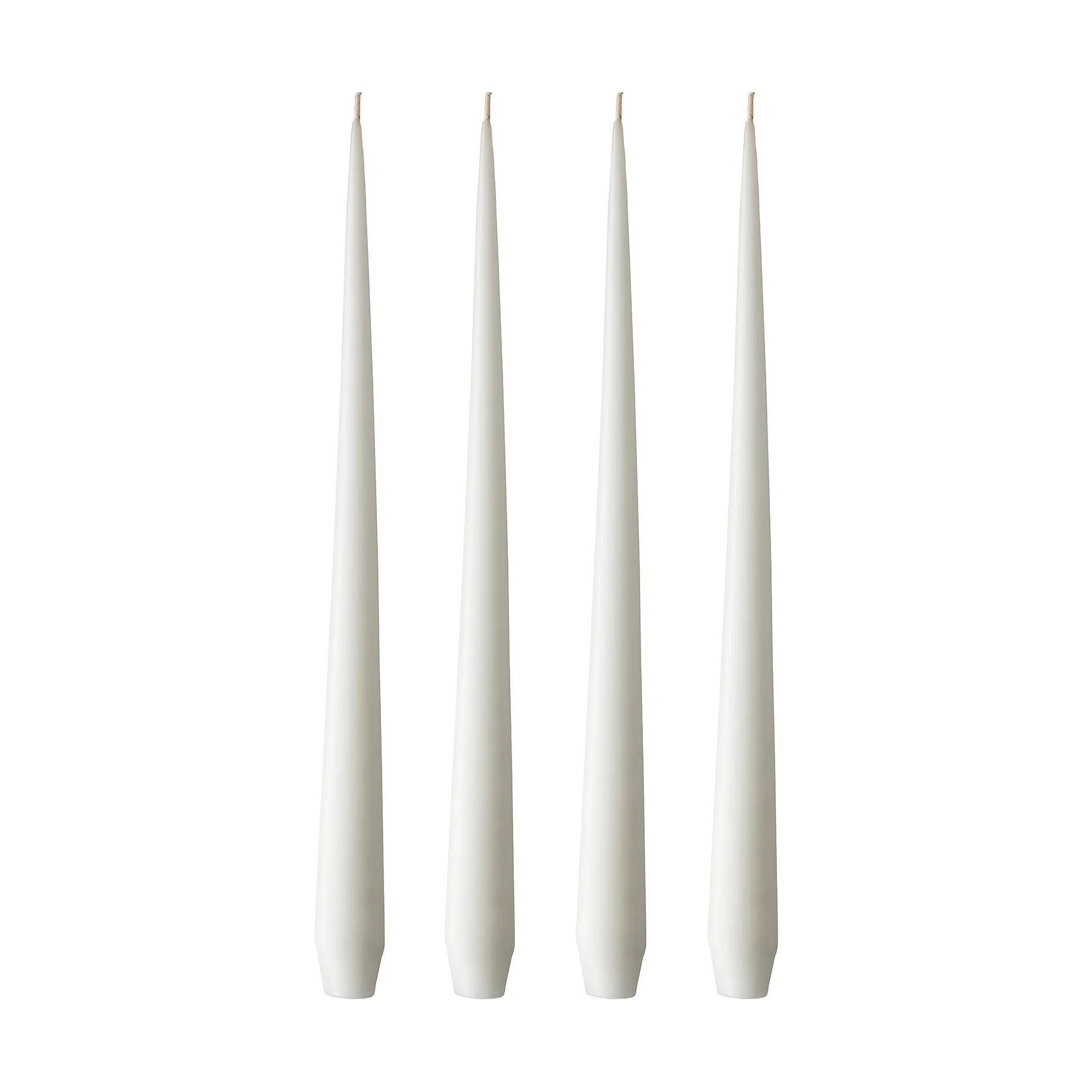 ester & erik -kynttilä, 4-pakkaus matta, pure white, 42 cm ester & erik