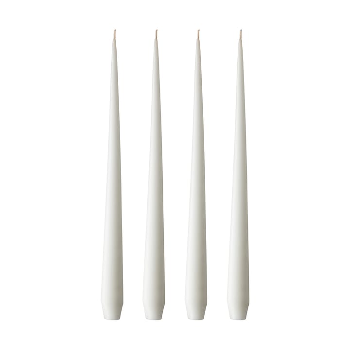 ester & erik -kynttilä, 4-pakkaus matta - pure white, 42 cm - Ester & erik