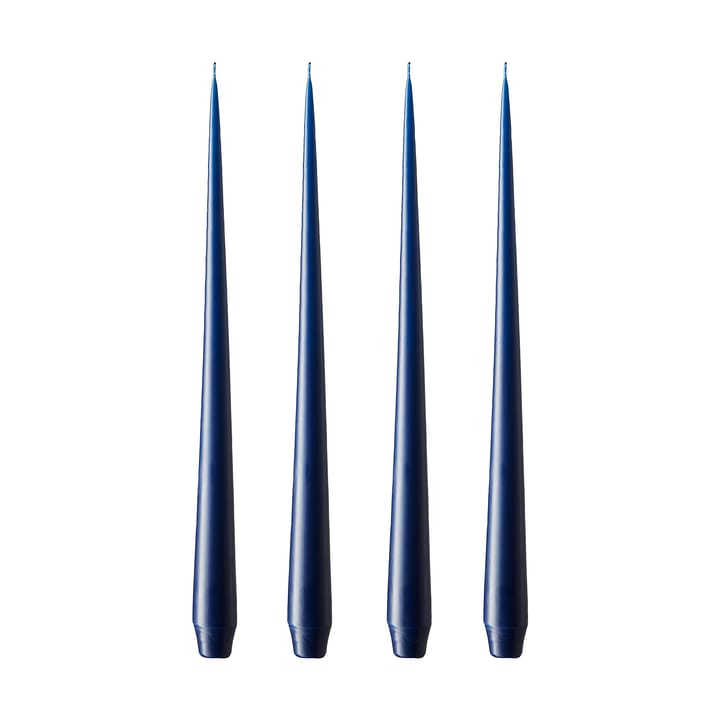 ester & erik -kynttilä, 4-pakkaus matta - royal navy, 32 cm - Ester & erik