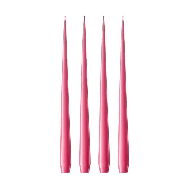 ester & erik -kynttilä 42 cm, 4-pakkaus lakattu - Clear pink 41 - Ester & erik