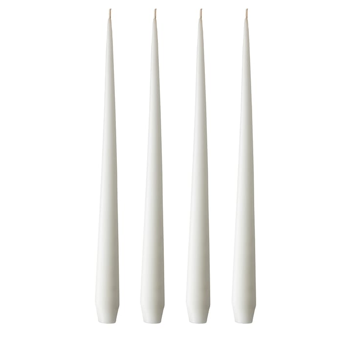 ester & erik kynttilä 42 cm, 4-pakkaus pure white - Matta - Ester & erik