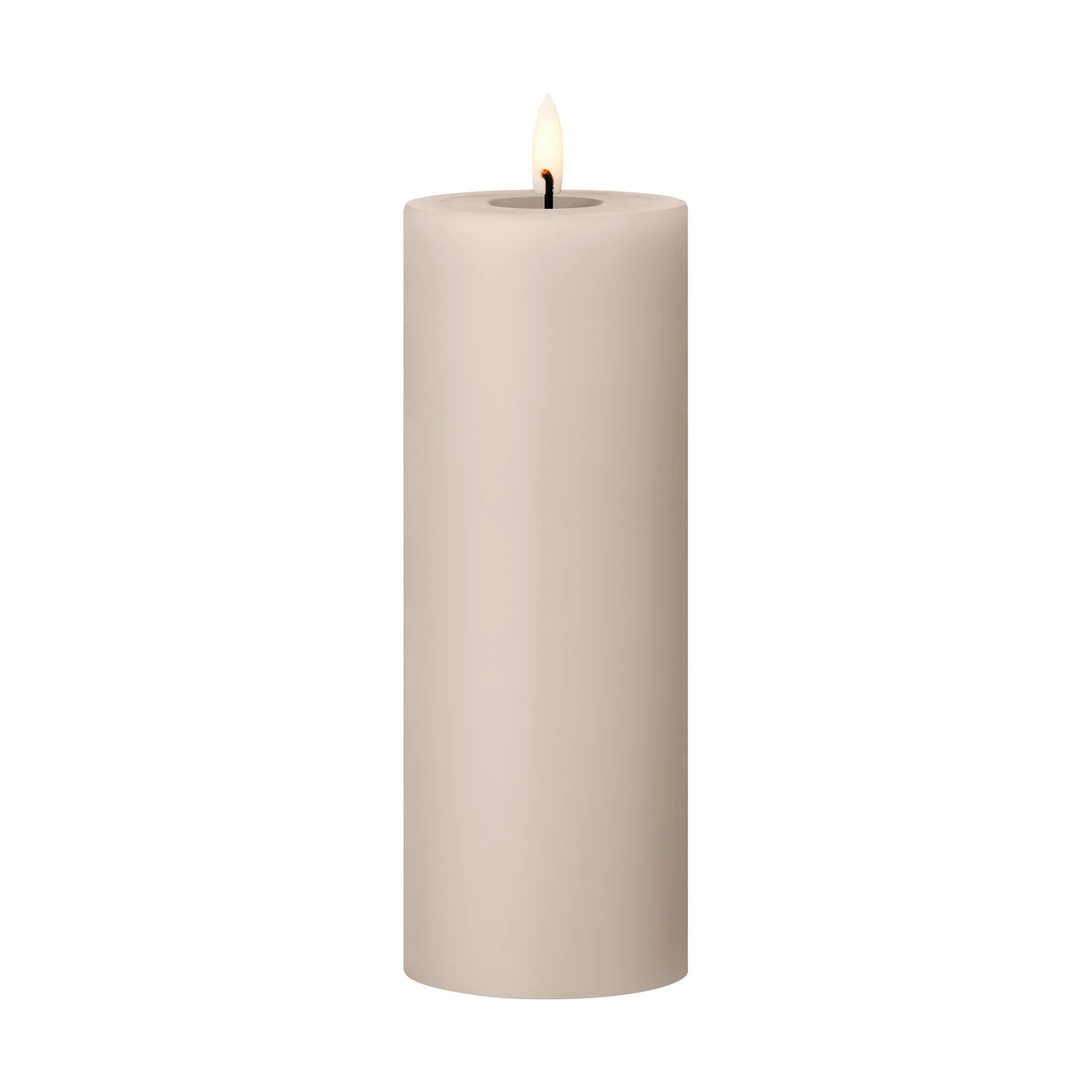 ester & erik LED-pöytäkynttilä, 22 Linen Grey, 20 cm ester & erik