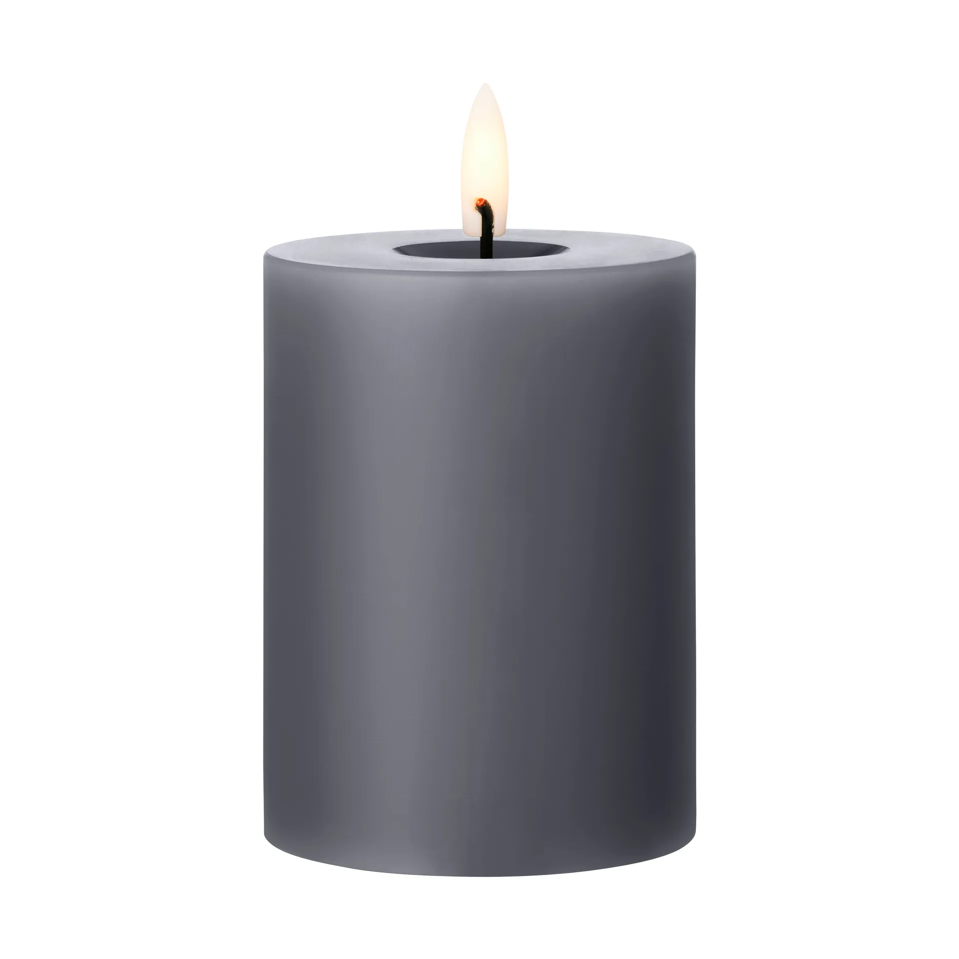 ester & erik LED-pöytäkynttilä, 74 Dark Slate, 10 cm ester & erik