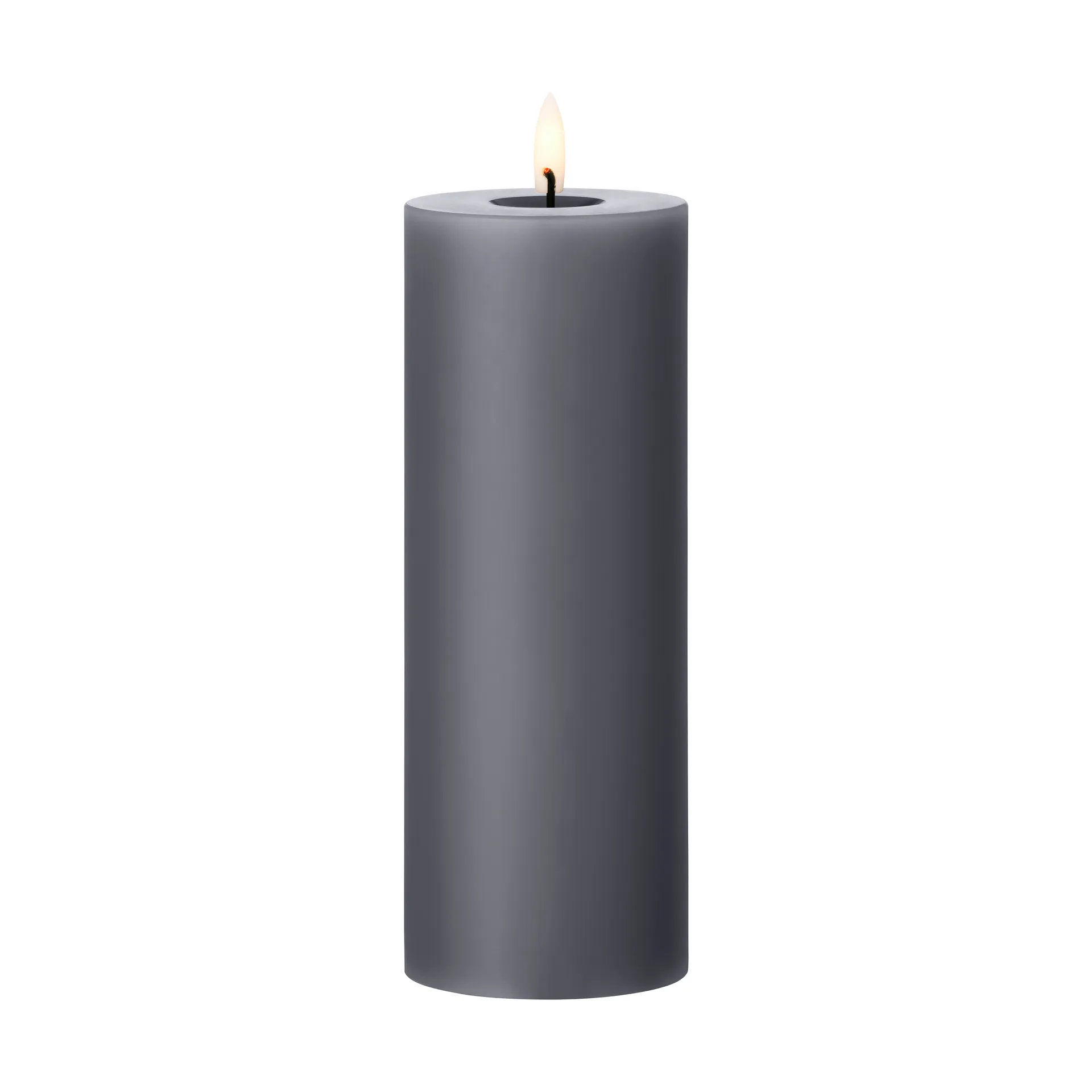 ester & erik LED-pöytäkynttilä, 74 Dark Slate, 20 cm ester & erik