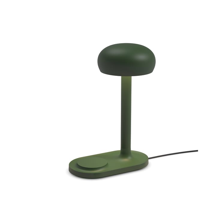 Emendo pöytälamppu Qi-laturilla - Emerald green - Eva Solo