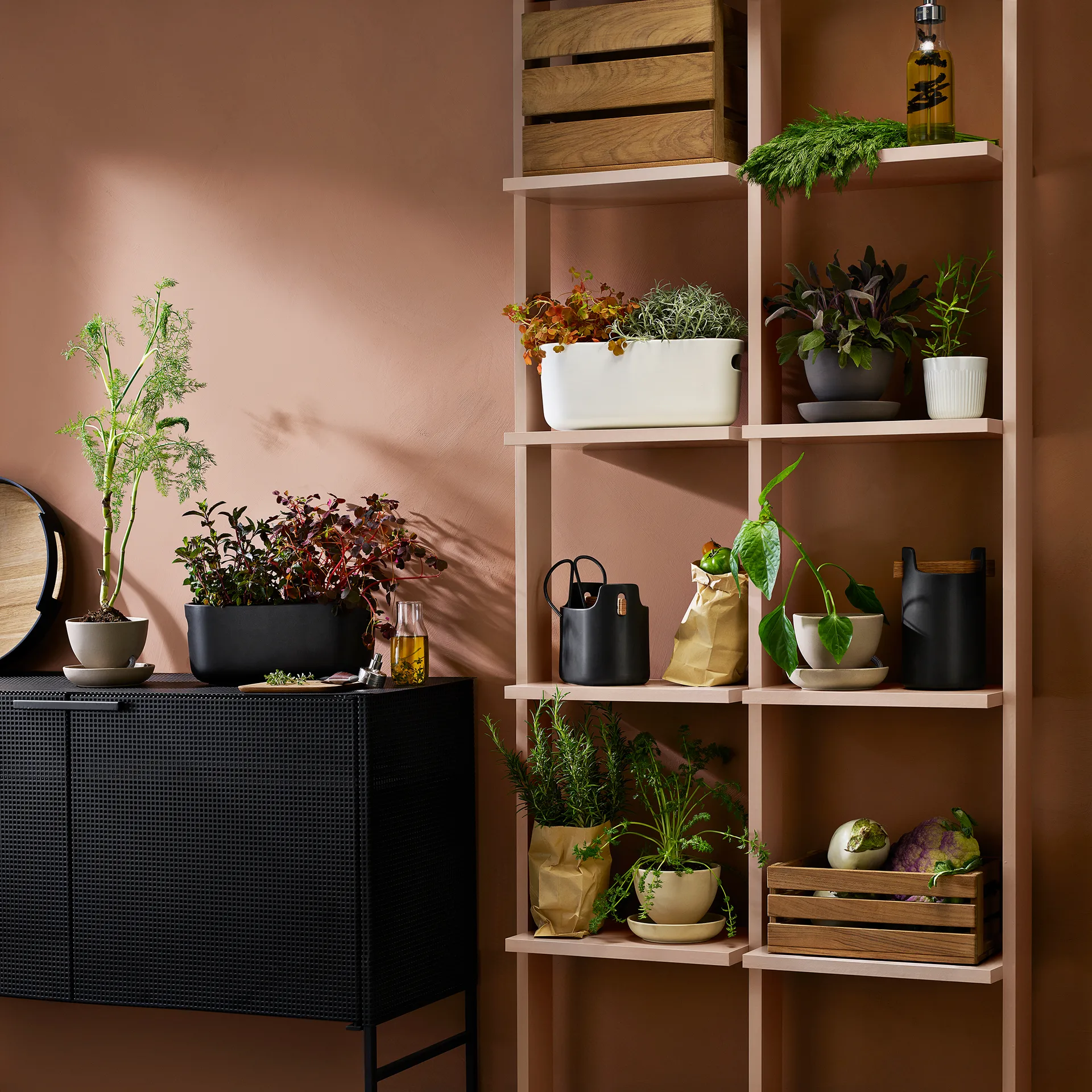 Eva Solo herb organiser, itsekasteleva, Valkoinen Eva Solo