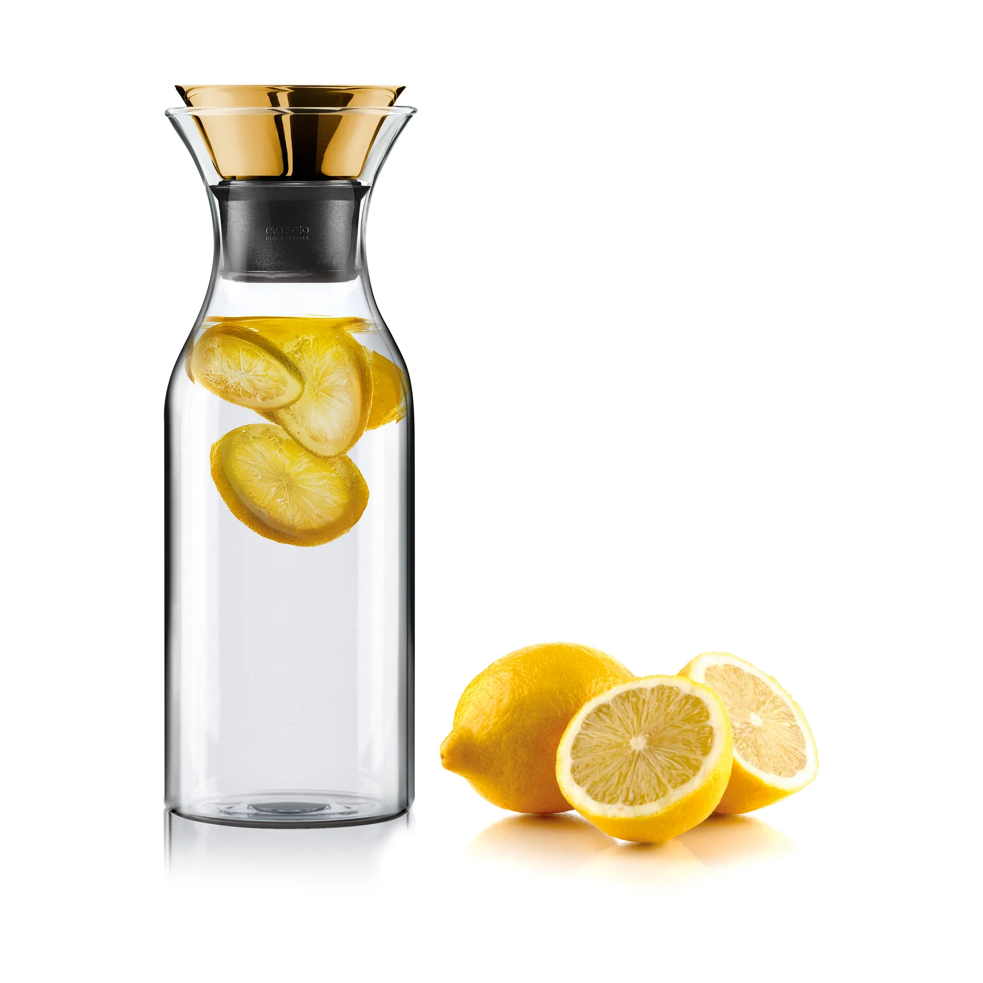 Eva Solo -jääkaappikarahvi ilman suojusta, Messinki-musta Eva Solo