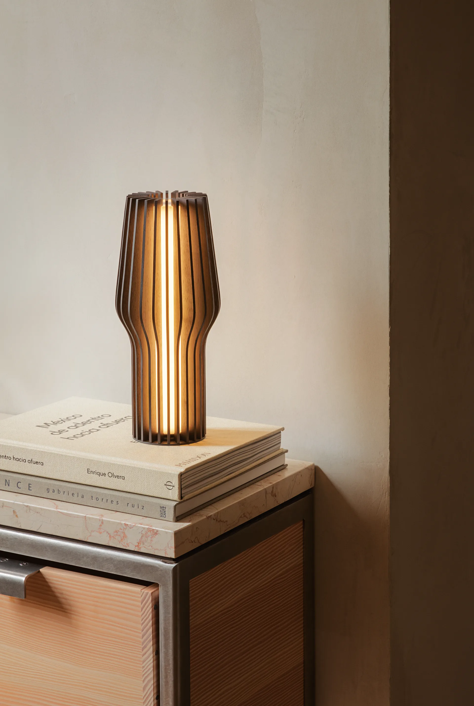 Eva Solo Radiant LED ladattava lamppu, Smoked oak Eva Solo