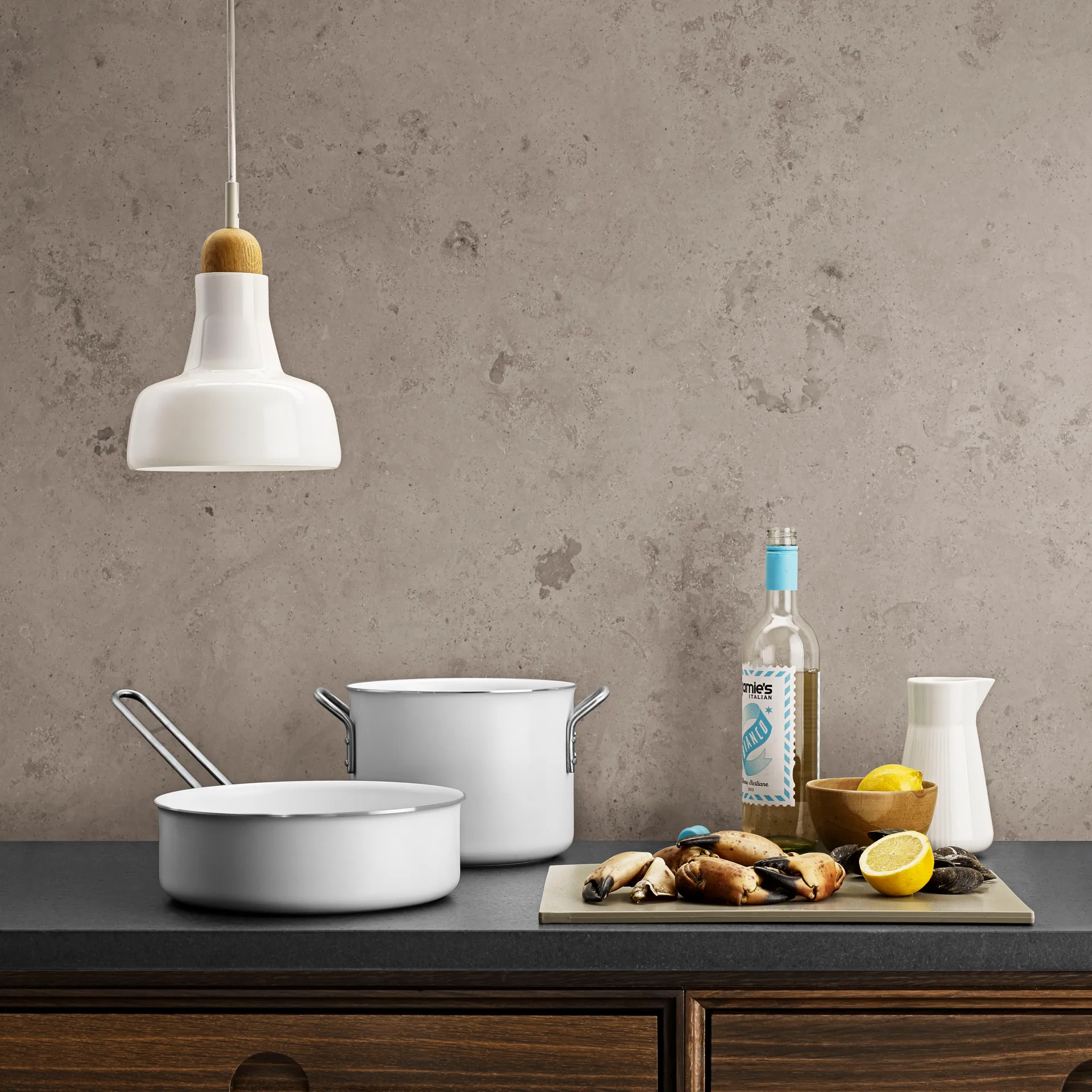 Eva Trio White Line -paistokasari, 24 cm Eva Solo