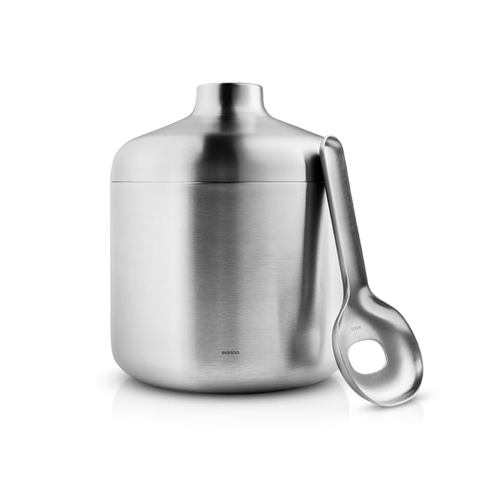 Liquid lounge jää-ämpäri lusikalla 1,4 l - Brushed steel - Eva Solo