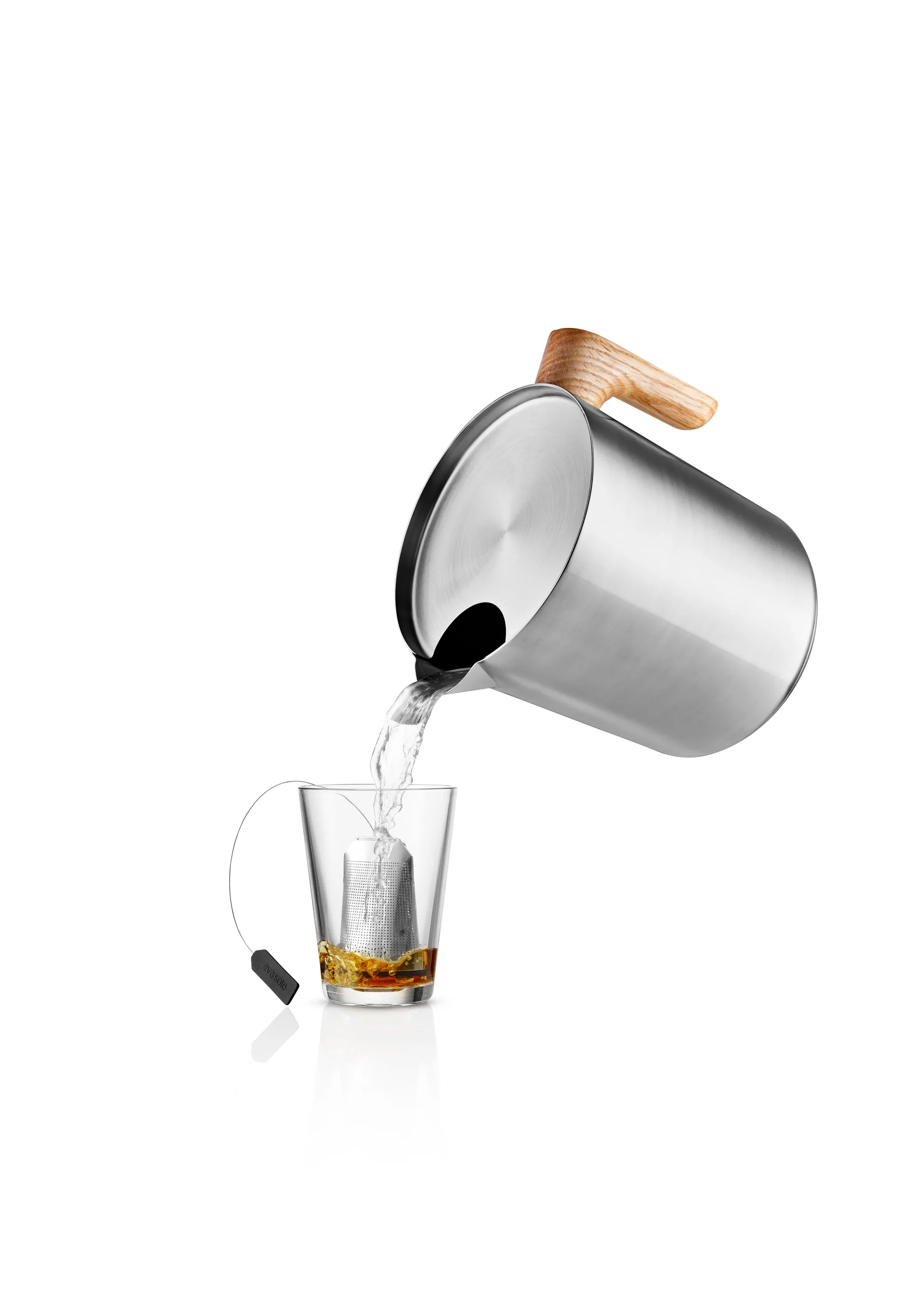 Nordic kitchen -induktiokannu 1 L, Harjattu teräs Eva Solo